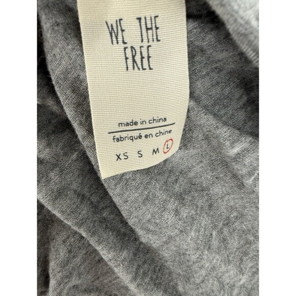 New W Tags Free People We The Free "The It" Gray Muscle Tank Size LARGE - Picture 11 of 14